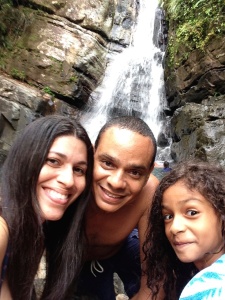 Yomaris, Angel y Angélika en El Yunque, Puerto Rico